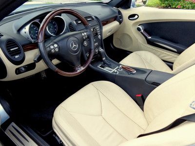 Florida 08 SLK 280 Convertible 1-Owner Clean Carfax 3.0L V6 No Reserve Must See, image 7