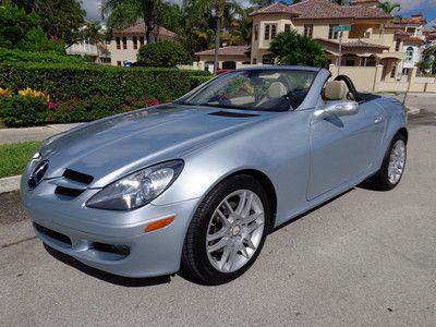 Florida 08 SLK 280 Convertible 1-Owner Clean Carfax 3.0L V6 No Reserve Must See, image 10