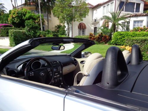 Florida 08 SLK 280 Convertible 1-Owner Clean Carfax 3.0L V6 No Reserve Must See, image 13