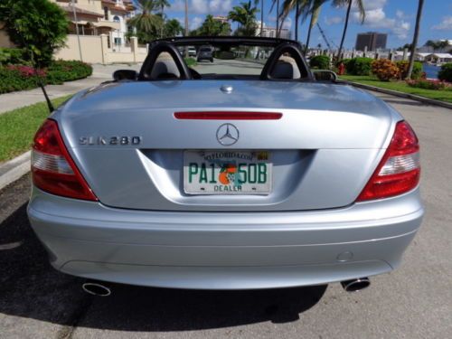 Florida 08 SLK 280 Convertible 1-Owner Clean Carfax 3.0L V6 No Reserve Must See, image 16