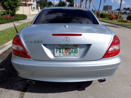 Florida 08 SLK 280 Convertible 1-Owner Clean Carfax 3.0L V6 No Reserve Must See, image 29