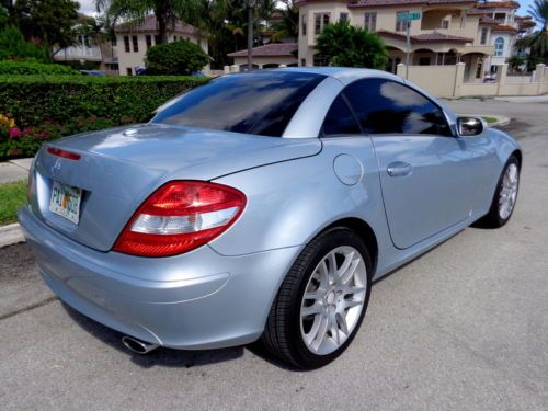 Florida 08 SLK 280 Convertible 1-Owner Clean Carfax 3.0L V6 No Reserve Must See, image 31