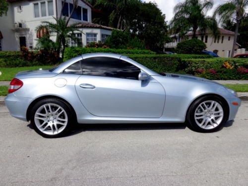 Florida 08 SLK 280 Convertible 1-Owner Clean Carfax 3.0L V6 No Reserve Must See, image 33
