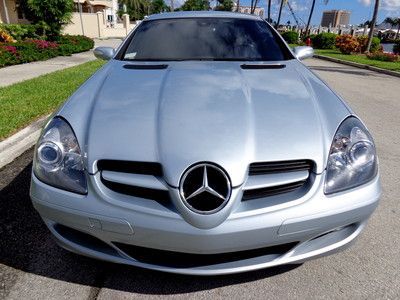 Florida 08 SLK 280 Convertible 1-Owner Clean Carfax 3.0L V6 No Reserve Must See, image 37