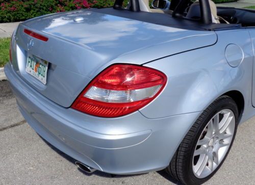 Florida 08 SLK 280 Convertible 1-Owner Clean Carfax 3.0L V6 No Reserve Must See, image 41