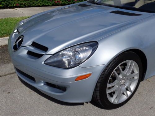 Florida 08 SLK 280 Convertible 1-Owner Clean Carfax 3.0L V6 No Reserve Must See, image 45