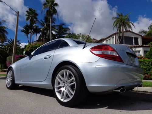 Florida 08 SLK 280 Convertible 1-Owner Clean Carfax 3.0L V6 No Reserve Must See, image 49