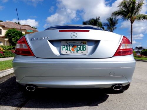 Florida 08 SLK 280 Convertible 1-Owner Clean Carfax 3.0L V6 No Reserve Must See, image 51