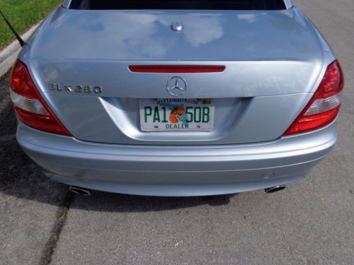 Florida 08 SLK 280 Convertible 1-Owner Clean Carfax 3.0L V6 No Reserve Must See, image 64