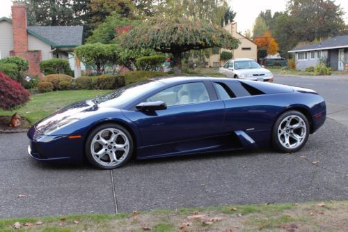 2005 lamborghini murcielago e-gear coupe, 8100 miles, pioneer avic-n4, stunning!