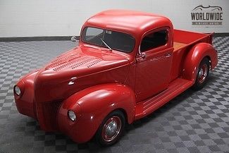 Free enclosed shipping with buy now price of $24,500 1941 ford show truck v8 ac!