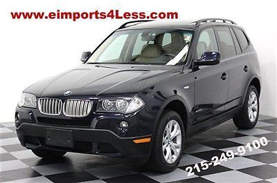 Xdrive30i awd suv awd 3.0i 2010 x3 all wheel drive heated seats hill descent con