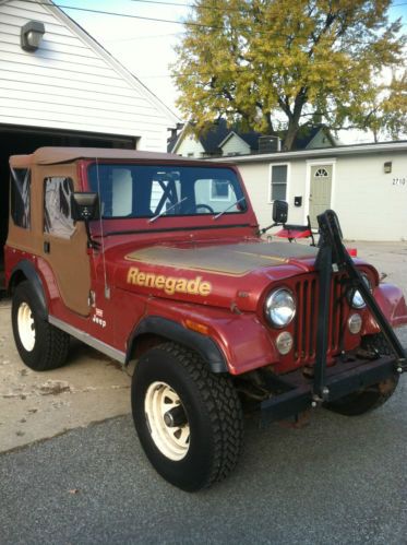 1977 jeep cj5 base sport utility 2-door 5.0l