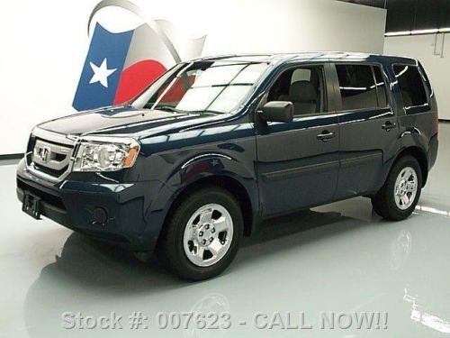 2011 honda pilot lx 8-passenger third row one owner 45k texas direct auto