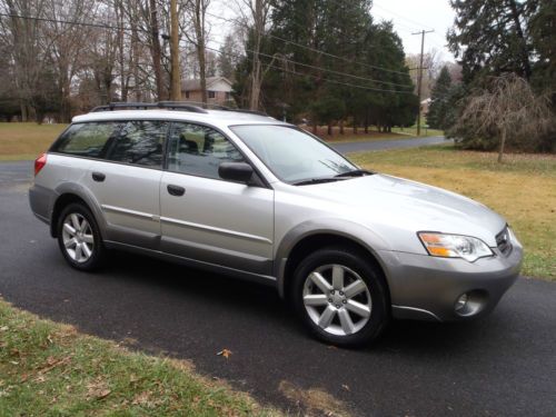2006 subaru outback sw-5 speed stick-one owner-md inspected