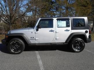 2009 jeep wrangler unlimited 4wd 4x4 right hand drive 4dr