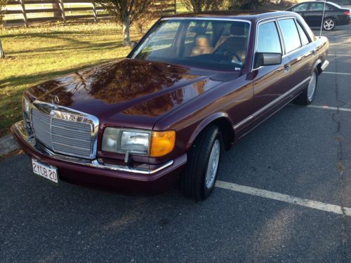 1990 mercedes benz 420 sel - beautiful color combination