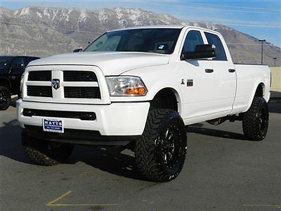 Dodge ram crew cab cummins diesel custom lift wheels tires auto longbed tow