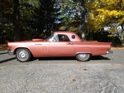 Beautiful 1957 ford thunderbird, 81,450/m, california black plate !!!!!!