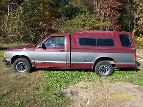 1992 chevy s10 pick up truck 5sd trans manual v6 historic low miles no reserve!