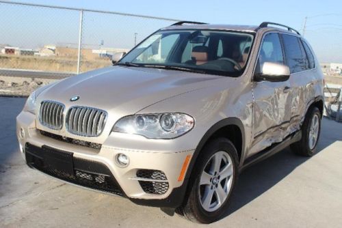 2013 bmw x5 xdrive35d damaged salvage runs! diesel powered only 988 miles l@@k!!