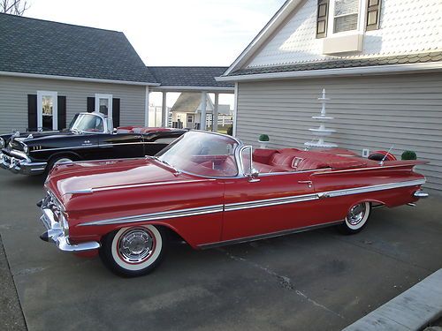 1959 chevy convertible 348-tri-power aaca frame-off restoration hot-rod(all-new)