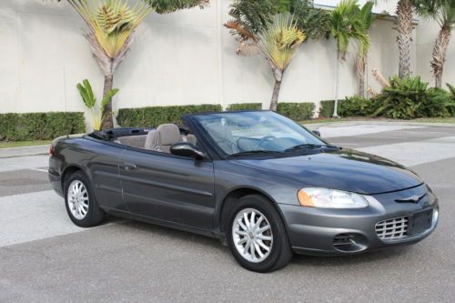 2003 chrysler sebring convertible low millage nice cabriolet make an offer