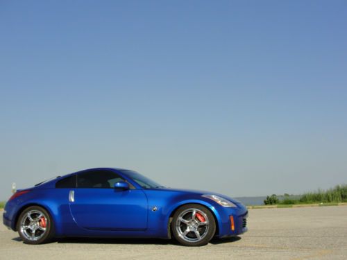 2004 nissan 350z aps twin turbo daytona blue super nice clean loaded fast