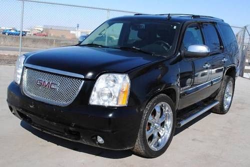 2007 gmc yukon denali awd damaged salvage loaded luxury suv priced to sell l@@k!