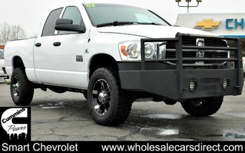 2008 dodge ram 2500 cummins diesel 4x4 quad cab pickup trucks we finance 4wd 4dr