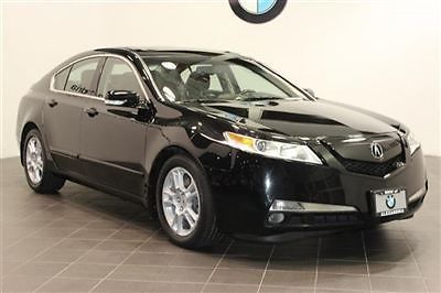 Black acura tl 2010 2wd automatic leather heated seats moonroof bluetooth