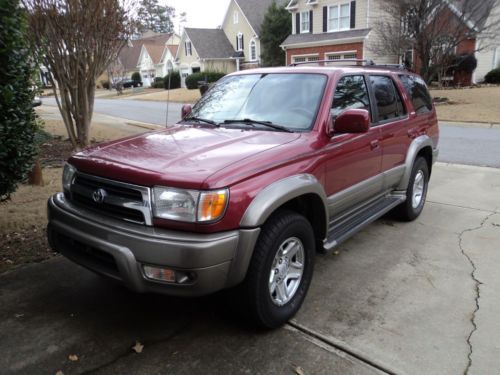 2000 toyota 4runner limited sport utility 4-door 3.4l 4 wheel drive 4 runner exc