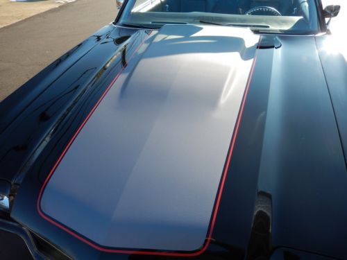 1972 Chevrolet Chevelle Convertible Jet black 350 wheel disc brakes leather, image 4