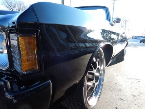 1972 Chevrolet Chevelle Convertible Jet black 350 wheel disc brakes leather, image 5