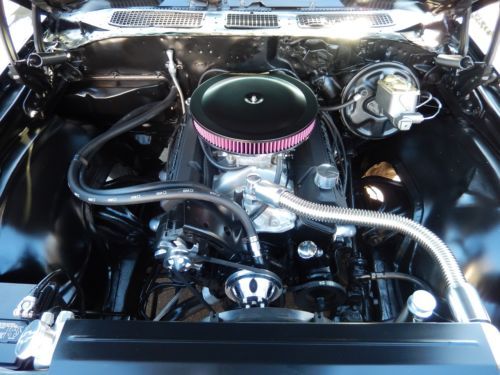1972 Chevrolet Chevelle Convertible Jet black 350 wheel disc brakes leather, image 6
