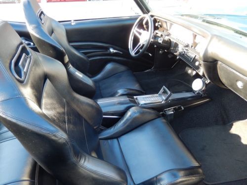 1972 Chevrolet Chevelle Convertible Jet black 350 wheel disc brakes leather, image 12