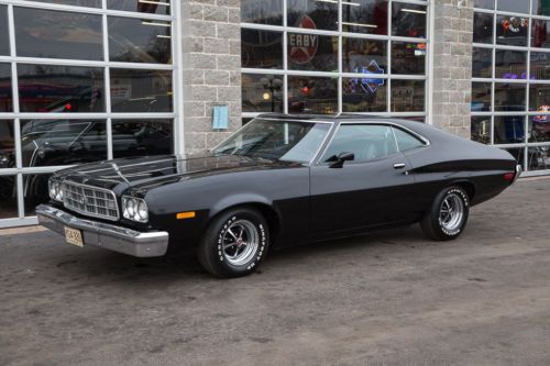 1973 torino gt, factory black/black car, #&#039;s matching 429 v8, highly optioned