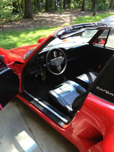 Porsche 911 Targa S Wide Body Speedline Wheels Leather, image 2