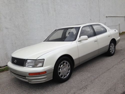 1995 ls400 low miles clean carfax nakamichi heated seats chrome wheels pristine!