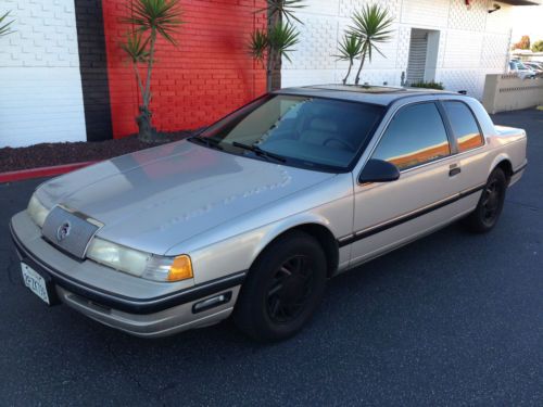 1989 mercury cougar ls classic vintage