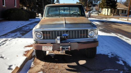 1971 chevrolet k10 pickup 5.7l, lifted