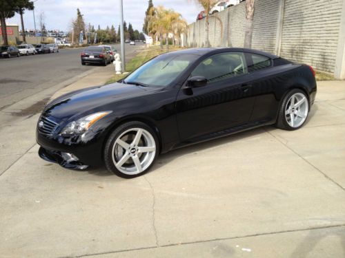 2013 infiniti g37 sport coupe 6mt! 3k miles! g37s  no reserve!