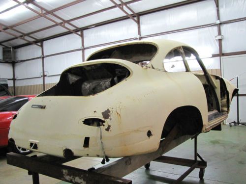 1965 Porsche 356C project car champagne yellow rare 1101 produced current title, image 5