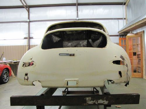 1965 Porsche 356C project car champagne yellow rare 1101 produced current title, image 6