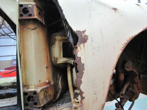 1965 Porsche 356C project car champagne yellow rare 1101 produced current title, image 12