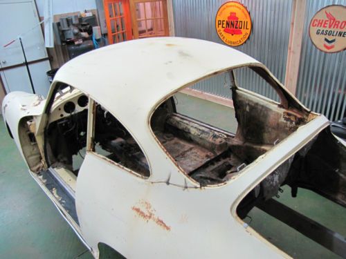 1965 Porsche 356C project car champagne yellow rare 1101 produced current title, image 19