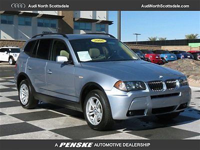 06 bmw x3 awd leather moon roof car fax v6 automatic