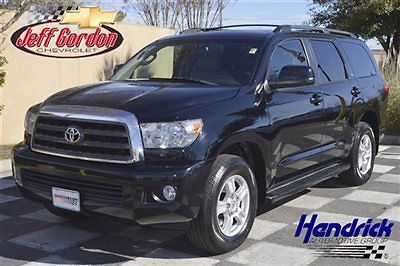 Toyota sequoia 4wd 4dr lv8 6-speed automatic sr5 low miles suv automatic gasolin