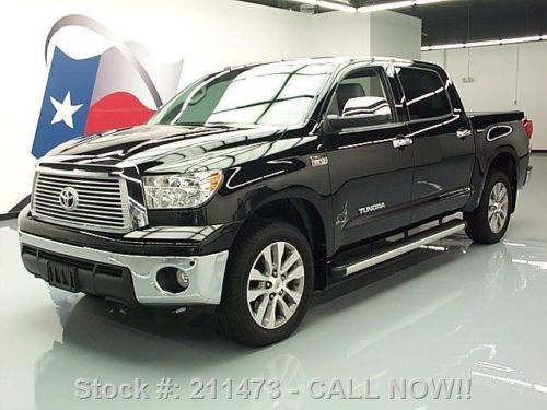 2012 toyota tundra platinum crewmax 4x4 sunroof nav 27k texas direct auto