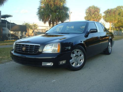 2004 cadillac dts luxury sedan top of the line florida car loaded no reserve